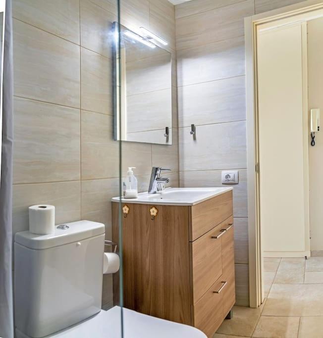 פוארטו דה סנטיאגו First Line Ocean View Studio מראה חיצוני תמונה