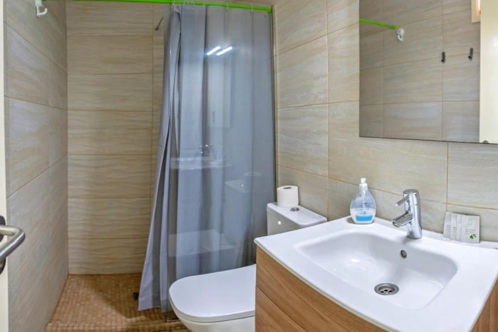 פוארטו דה סנטיאגו First Line Ocean View Studio מראה חיצוני תמונה