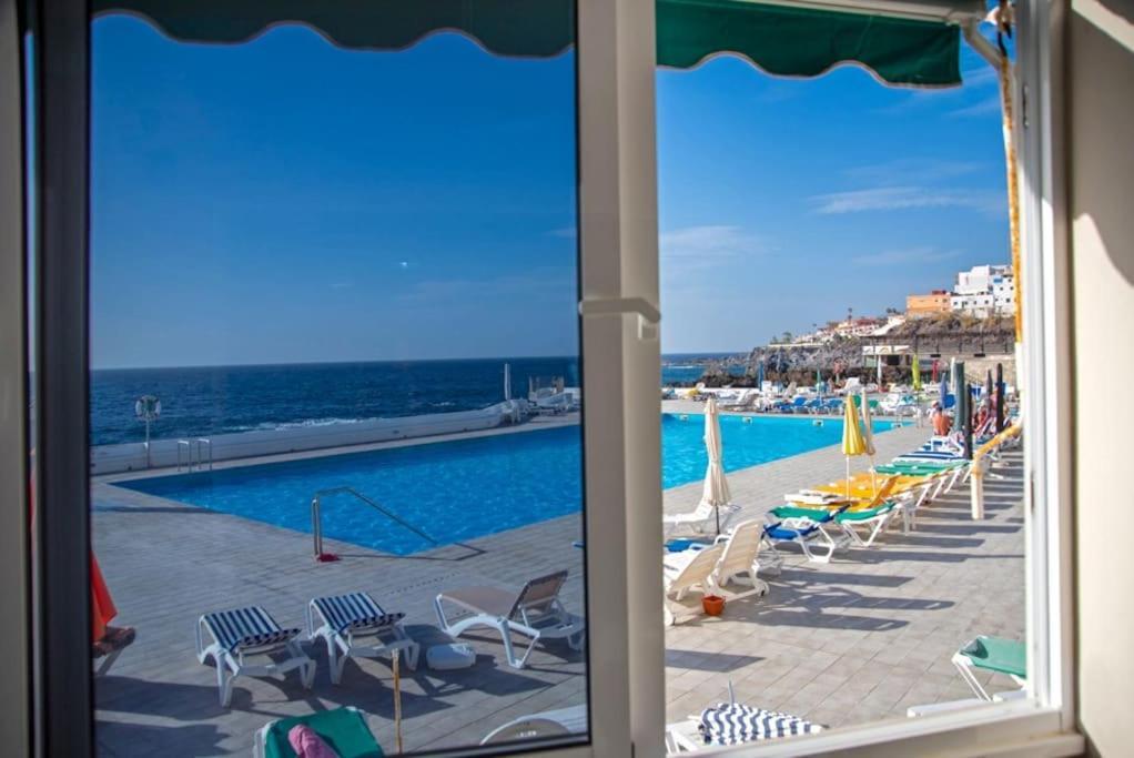 פוארטו דה סנטיאגו First Line Ocean View Studio מראה חיצוני תמונה